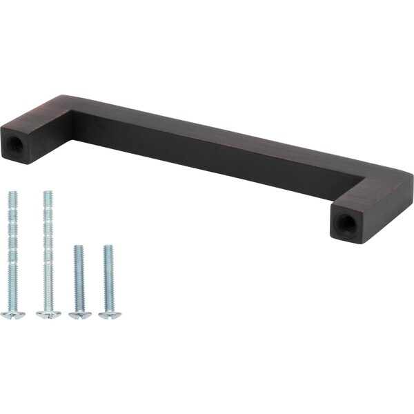 Designperfect 3-3/4'' Center-to-Center Handle Pull, Brushed Oil Rubbed Bronze - DPA-S353ORB