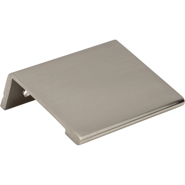 Designperfect 1-1/4'' Center-to-Center Cabinet Tab Pull, Brushed Satin Nickel, 10PK - DPA10F421SNB