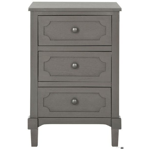 Safavieh Rosaleen Side Chest- Grey - 26.75 x 13.5 x 17 in. - AMH5723A
