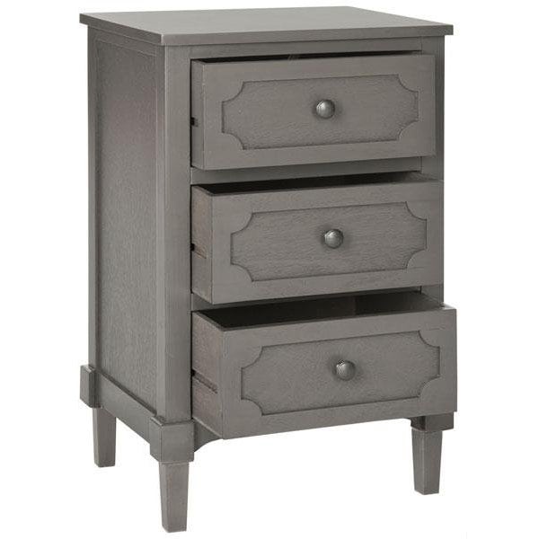 Safavieh Rosaleen Side Chest- Grey - 26.75 x 13.5 x 17 in. - AMH5723A