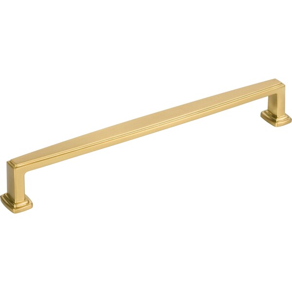 Jeffrey Alexander 192 mm CentertoCenter Brushed Gold Richard Cabinet Pull, PR - 171-192BG