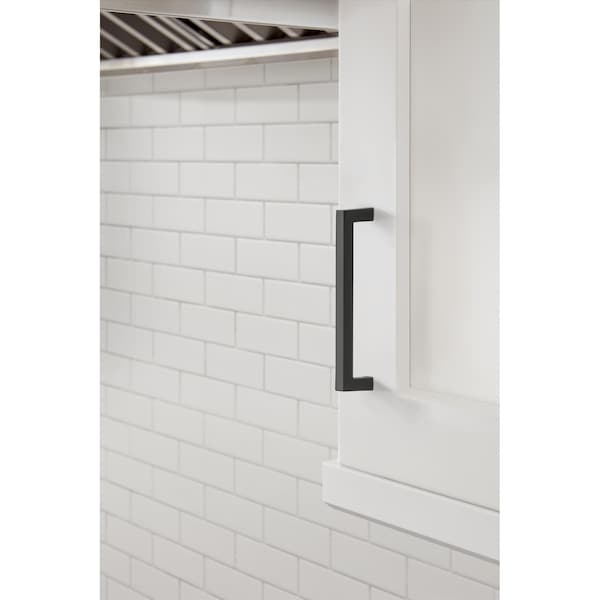 Amerock Monument 5-1/16 inch 128mm Center-to-Center Matte Black Cabinet Pull, 10PK - 10VMP36571FB