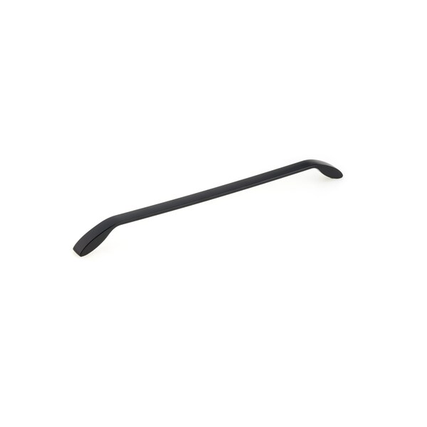 Richelieu 12 5/8 in (320 mm) Center-to-Center Matte Black Contemporary Drawer Pull - BP9455320900