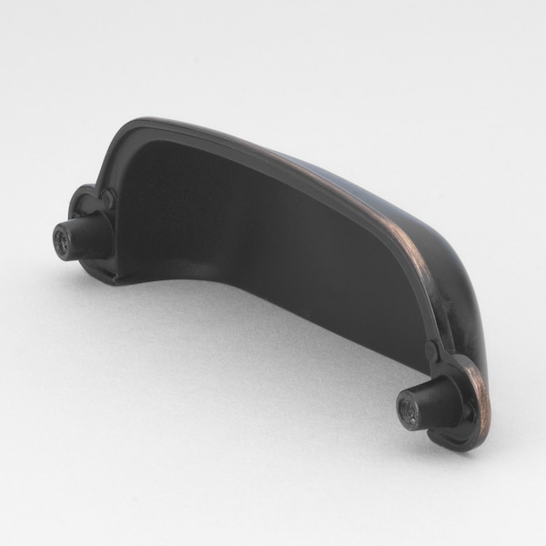 Gliderite Hardware 3-1/2 in. Center to Center Bin Pull Oil Rubbed Bronze, 10PK - 4767-ORB-10