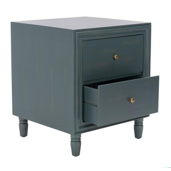 Safavieh Blaise Accent Stand- Steel Teal - 26 x 22 x 22 in. - AMH6605C