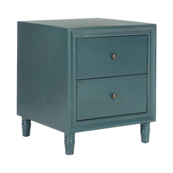 Safavieh Blaise Accent Stand- Steel Teal - 26 x 22 x 22 in. - AMH6605C