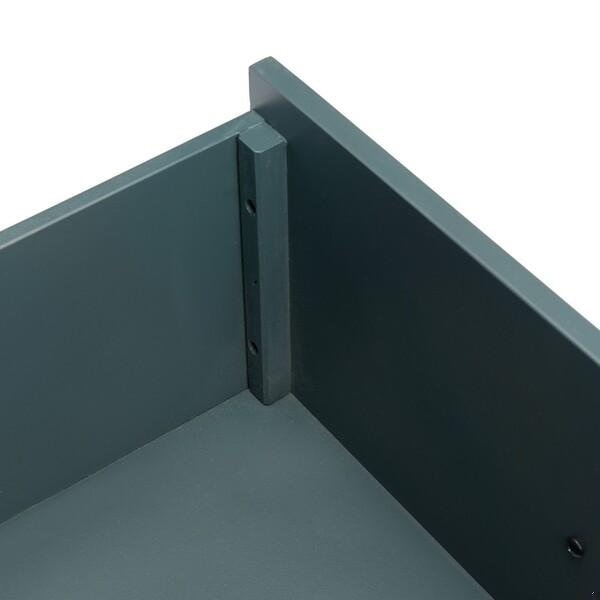 Safavieh Blaise Accent Stand- Steel Teal - 26 x 22 x 22 in. - AMH6605C