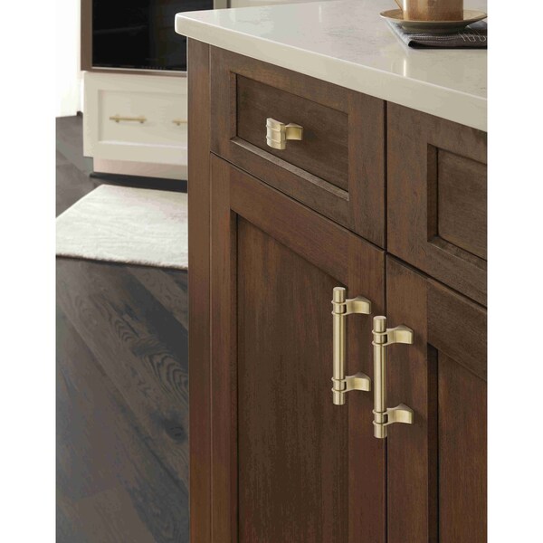 Amerock Davenport 3 in 76 mm Center-to-Center Golden Champagne Cabinet Pull - BP36600BBZ