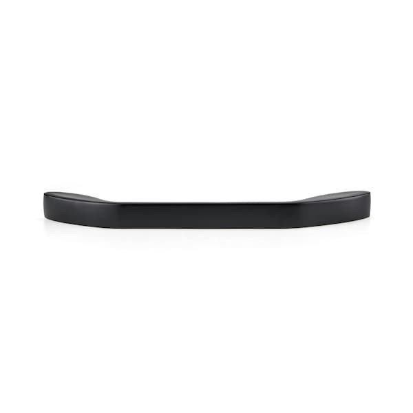 Richelieu 6 5/16 in (160 mm) Center-to-Center Matte Black Contemporary Drawer Pull - BP9455160900