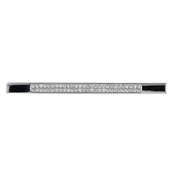 Richelieu 3 3/4 in (96 mm) Center-to-Center Chrome, Crystal Contemporary Cabinet Pull - BP353509614001