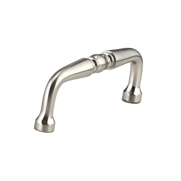 Richelieu 3 in. (76 mm) Center-to-Center Brushed Nickel Traditional Drawer Pull - BP1450195