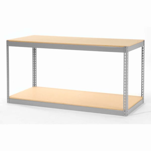 Global Industrial Record Storage Without Boxes 72inW x 30inD x 36inH, Gray - 130163