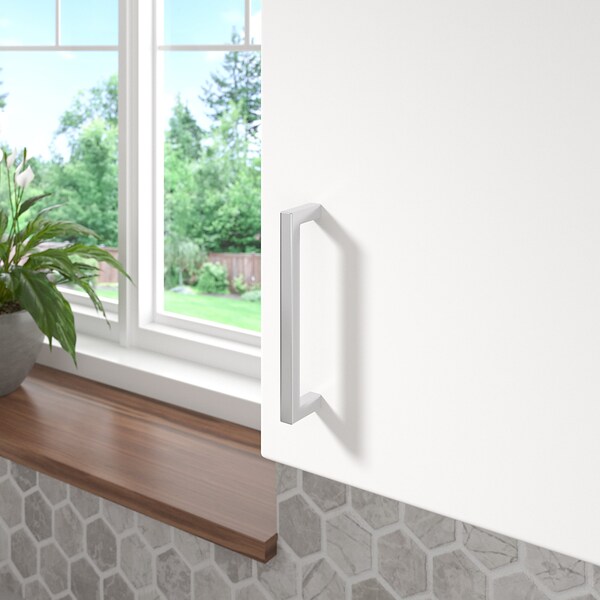 Richelieu Lambton Collection 5 1/16-inch (128 mm) Brushed Nickel Modern Rectangular Cabinet Pull - BP873128195