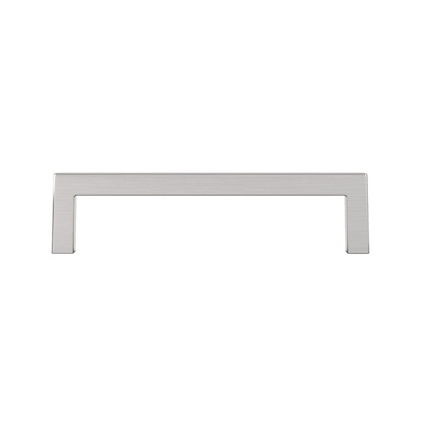 Richelieu Lambton Collection 5 1/16-inch (128 mm) Brushed Nickel Modern Rectangular Cabinet Pull - BP873128195