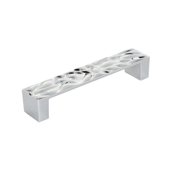 Amerock Calathea 5-1/16 in 128 mm Center-to-Center Polished Chrome Cabinet Pull - BP100312826