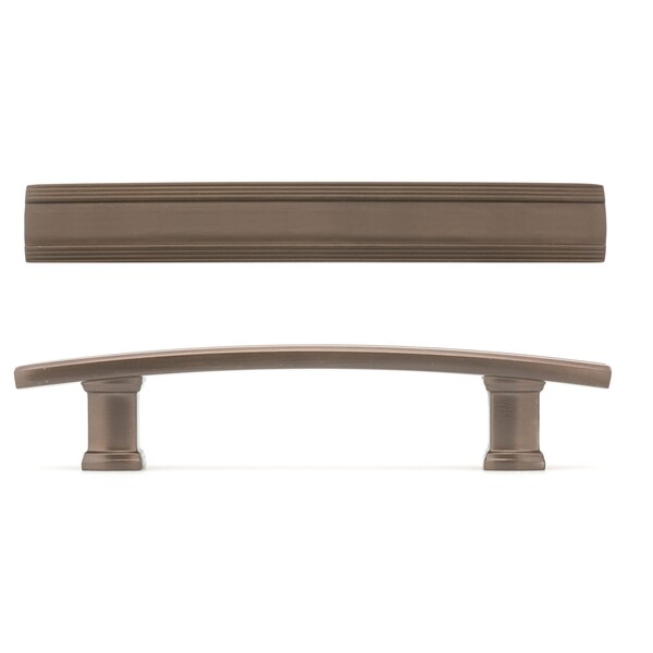 Richelieu 3-3/4 in. (96 mm) Center-to-Center Honey Bronze Transitional Drawer Pull - BP707096HBRZ