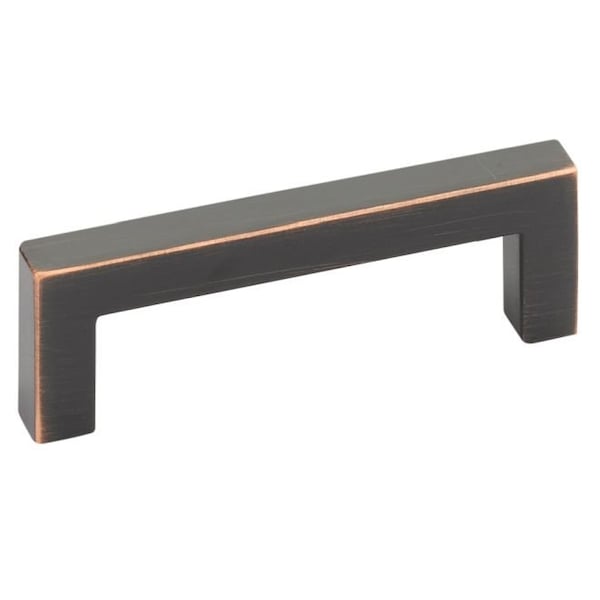 Emtek Warwick Cabinet Pull with 3-1/2 in Center to Center Oil Rubbed Bronze Finish - 86704US10B