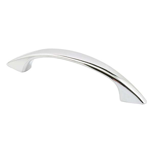 Prime-Line Cabinet Door Pull Handle, Chrome Plated, 3 in. Hole Center 2 pack - U 9051