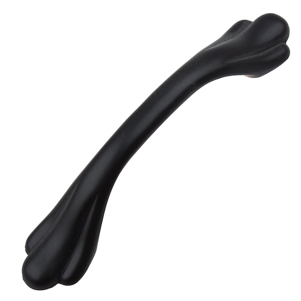 Gliderite Hardware 3 in. Center to Center Matte Black Paw Pull - 4229-MB, 10PK - 4229-MB-10