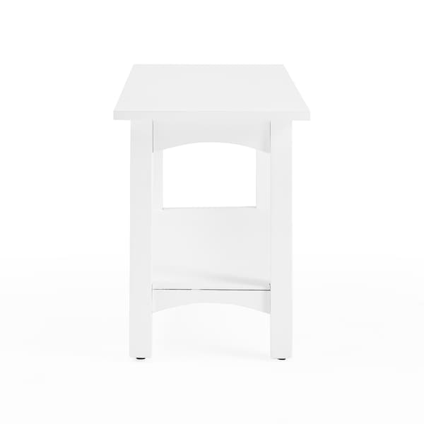 Alaterre Furniture Craftsbury 36"W Wood Entryway Bench - ANCB03WH