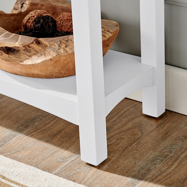 Alaterre Furniture Craftsbury 36"W Wood Entryway Bench - ANCB03WH