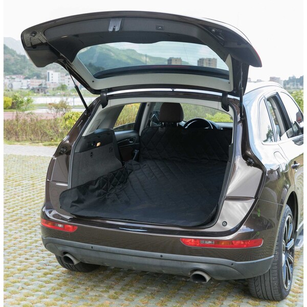 Pawsmark SUV Pet Cargo Liner/Cover Waterproof Non-Slip Washable, Universal Fit w/Bumper Flap 80 in x 52 in - QI003593