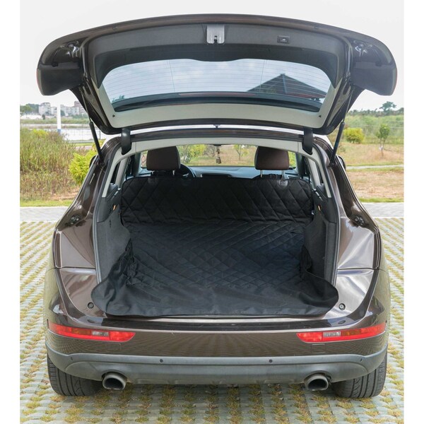 Pawsmark SUV Pet Cargo Liner/Cover Waterproof Non-Slip Washable, Universal Fit w/Bumper Flap 80 in x 52 in - QI003593