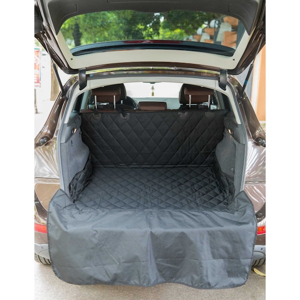 Pawsmark SUV Pet Cargo Liner/Cover Waterproof Non-Slip Washable, Universal Fit w/Bumper Flap 80 in x 52 in - QI003593