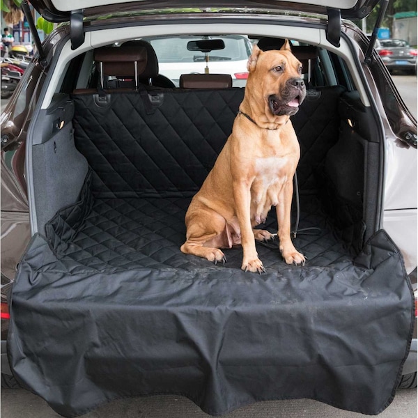 Pawsmark SUV Pet Cargo Liner/Cover Waterproof Non-Slip Washable, Universal Fit w/Bumper Flap 80 in x 52 in - QI003593
