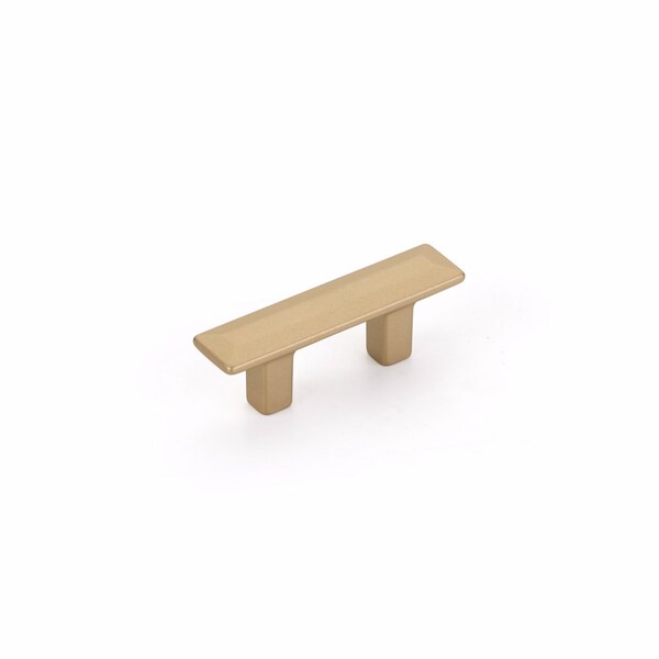 Schaub 32mm Center to Center Skyevale Cabinet Pull Signature Satin Brass Finish - 304-SSB
