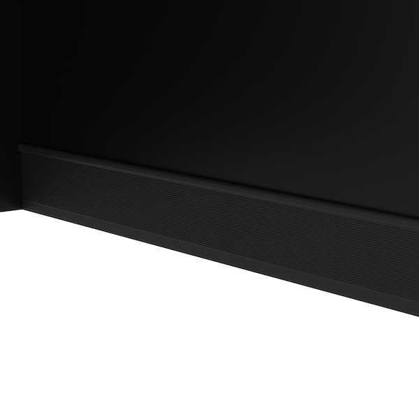 Bestar Connexion 71W Hutch for Narrow Desk Shell, Antigua & Black - 93510-000052