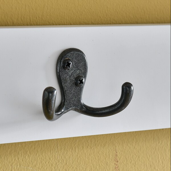 Alaterre Furniture Coventry 36"W Coat Hook with Shelf - ANCT09WH