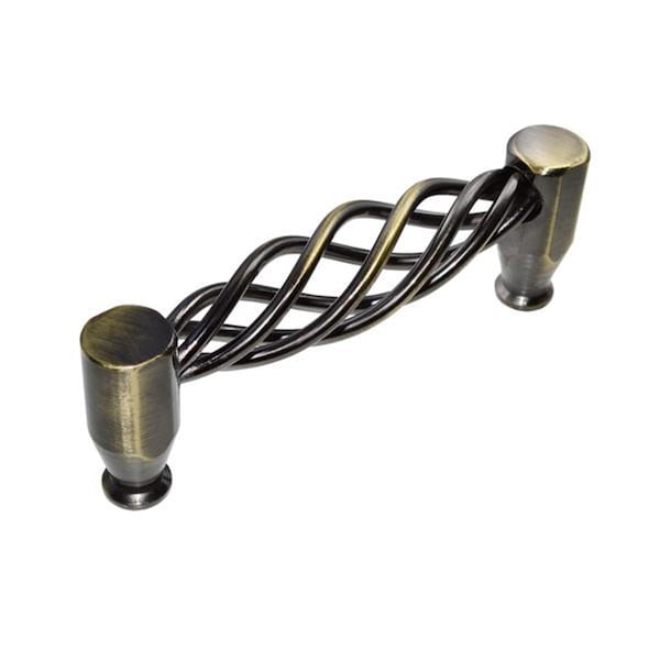 Utopia Alley Aire Antique Brass Cabinet Pull 3.8 inch Center to Center - HW257PLAB021
