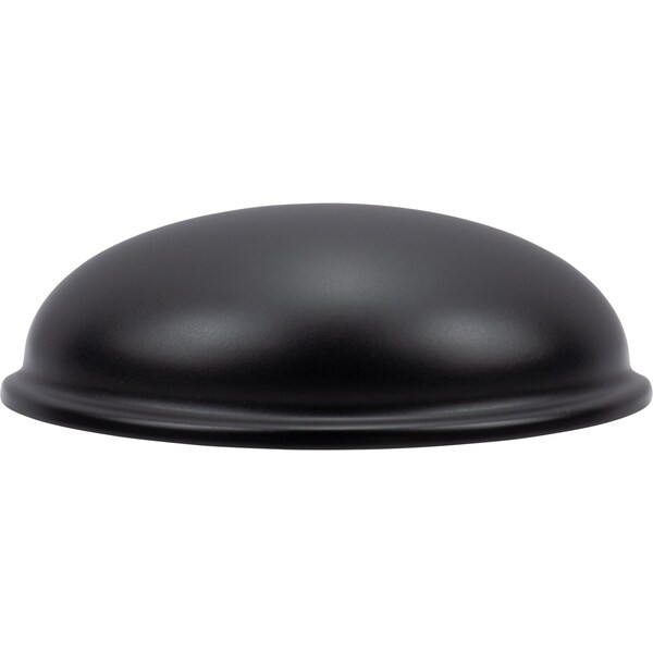 Designperfect 3'' Center-to-Center Cup Pull, Matte/Flat Black, 25PK - DPA25C632BLK