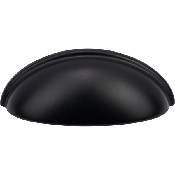 Designperfect 3'' Center-to-Center Cup Pull, Matte/Flat Black, 25PK - DPA25C632BLK