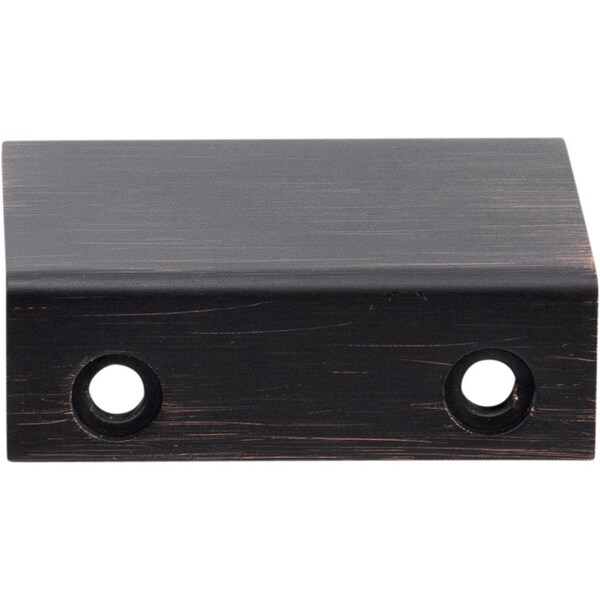 Designperfect 1-1/4'' Center-to-Center Tab Pull, Brushed Oil Rubbed Bronze - DPA-F421ORB