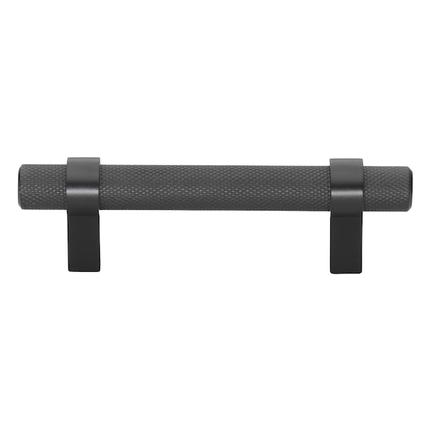 Gliderite Hardware 3 in. Center to Center Knurled Steel Bar Pull - 8005-76-MB, 5PK - 8005-76-MB-5