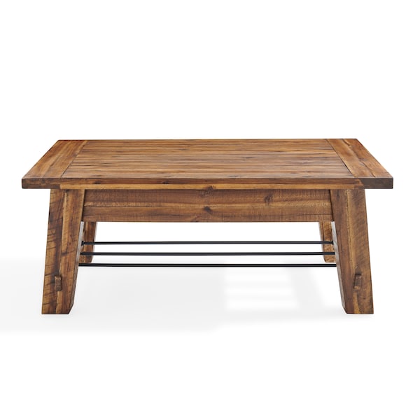 Alaterre Furniture Durango 48"L Industrial Wood Coffee Table - ANDU1274