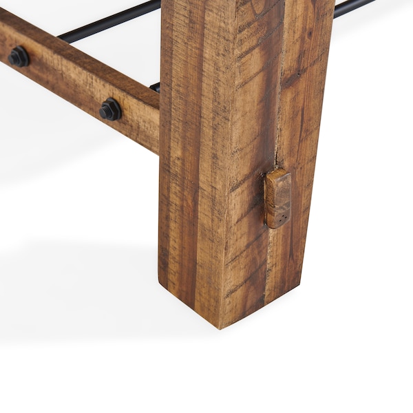 Alaterre Furniture Durango 48"L Industrial Wood Coffee Table - ANDU1274