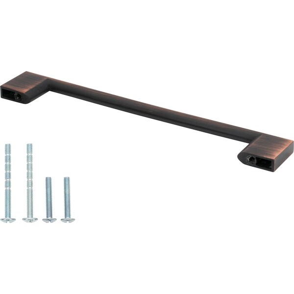 Designperfect 6-5/16'' Center-to-Center Handle Pull, Brushed Oil Rubbed Bronze - DPA-S795ORB