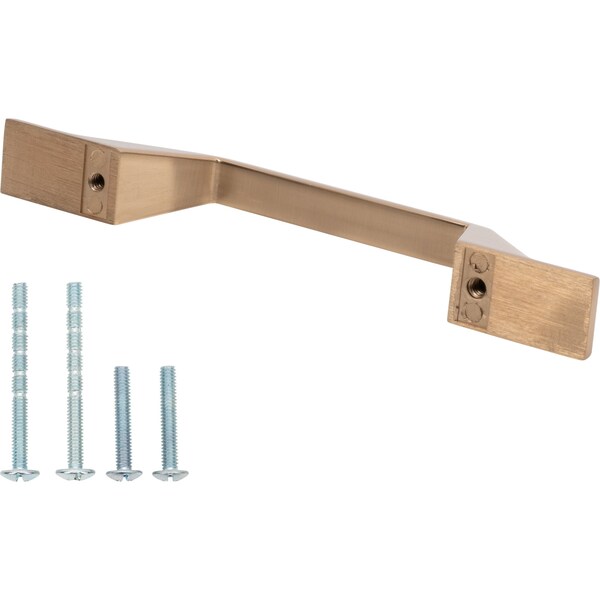 Designperfect 3-3/4'' Center-to-Center Handle Pull, Champagne Bronze/Gold, 10PK - DPA10S623CBZ