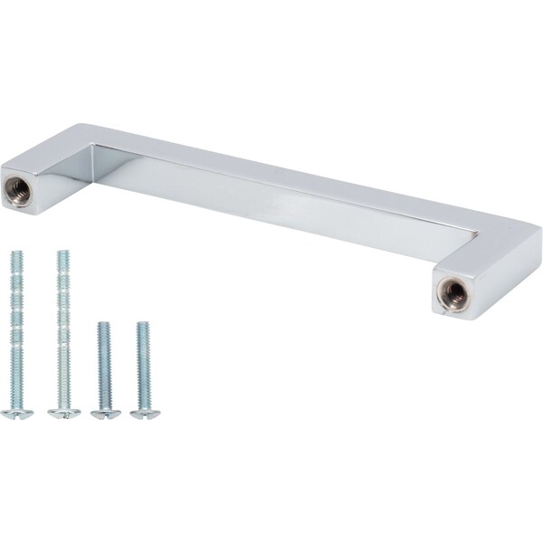 Designperfect 3-3/4'' Center-to-Center Handle Pull, Polished Chrome, 25PK - DPA25S353PC