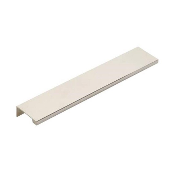 Patioplus 3 in. Edge Center To Center Finger Cabinet Edge Pull, Polished Nickel - PA3240315
