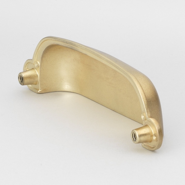 Gliderite Hardware 3-1/2 in. Center to Center Bin Pull Satin Gold, 25PK - 4767-SG-25