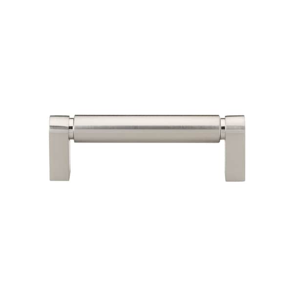Gliderite Hardware 3-3/4 in. Center to Center Smooth Bar Pull - 4787-96-SN, 10PK - 4787-96-SN-10
