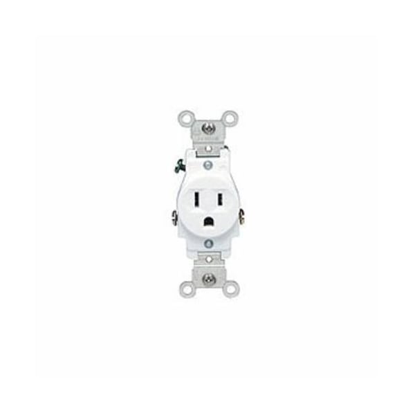 Leviton 15A Single Receptacle 125Vac 5-15R Iv - 5015-I