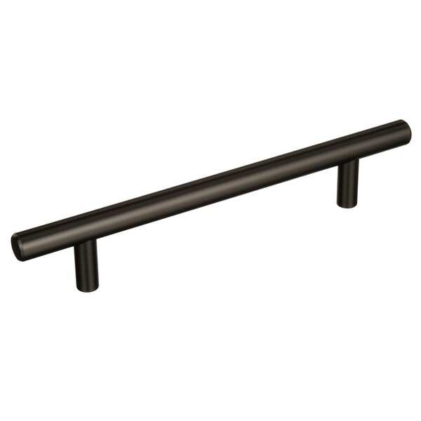 Amerock Bar Pulls 5-1/16 in 128 mm Center-to-Center Black Bronze Cabinet Pull, 10PK - 10BX40517BBR