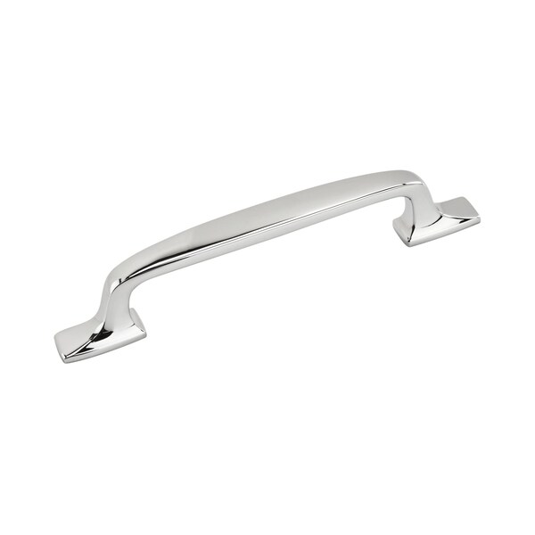 Amerock Highland Ridge 5-1/16 in 128 mm Center-to-Center Polished Chrome Cabinet Pull - BP5531926