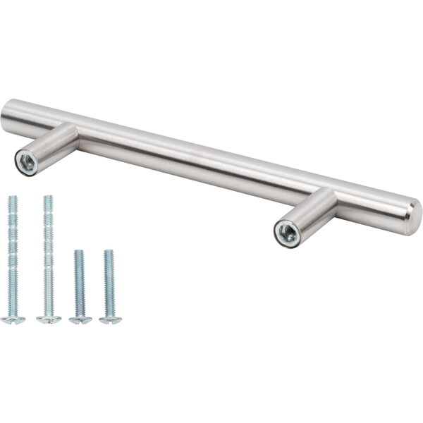 Designperfect 3-3/4'' Center-to-Center Bar Pull, Stainless Steel - DPA-T883SS
