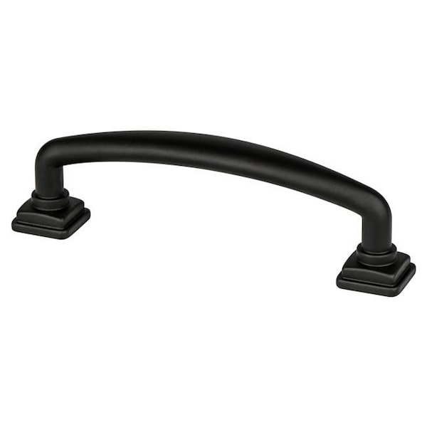 Berenson Berenson 1281-1055-P 96 mm CC Tailored Traditional Pull with Matte Black - 1281-1055-P